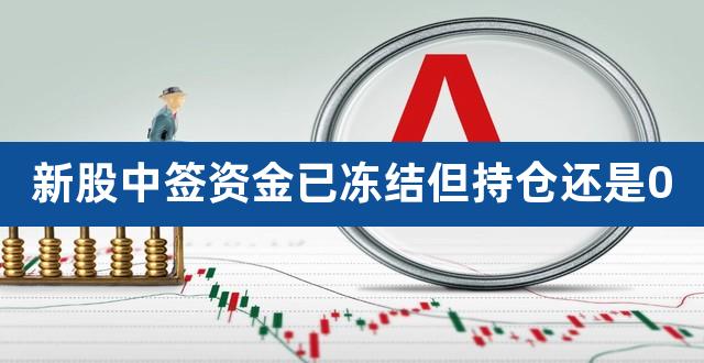 新股中签资金已冻结但持仓还是0（为什么中签股不在持仓里了） 