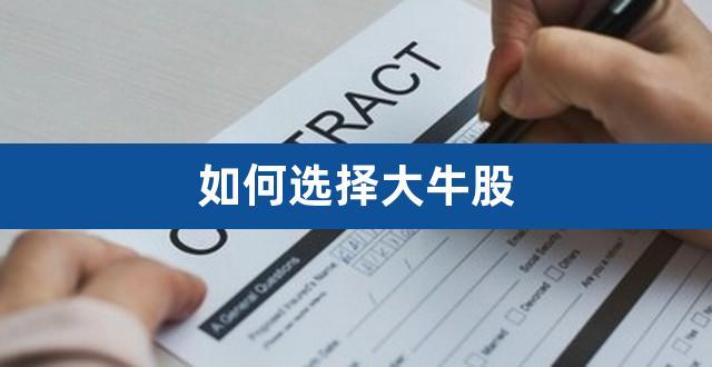 如何选择大牛股(如何选牛股的爆发点)