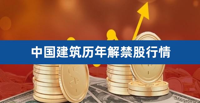 中国建筑历年解禁股行情（中国建筑股吧） 