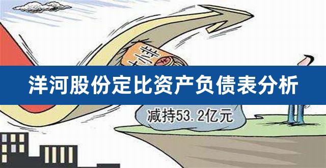 洋河股份定比资产负债表分析（嘉寓股份合并资产负债表） 