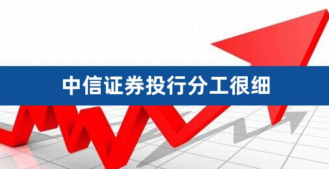 中信证券投行分工很细（中信建投和中信证券哪个好） 
