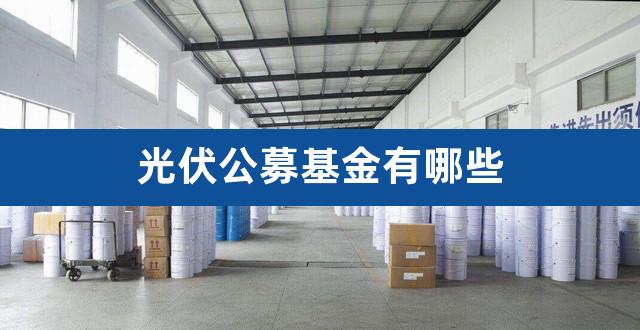 光伏公募基金有哪些（光伏指数基金有哪些） 