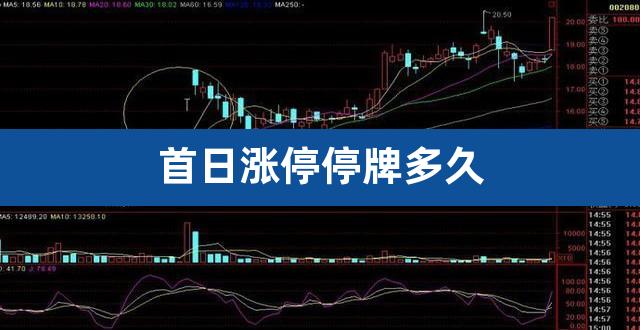 首日涨停停牌多久（涨停一般停多长时间） 