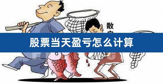 股票当天盈亏怎么计算（股票账户总盈亏计算） 