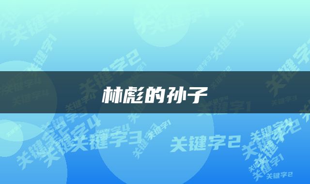 林彪的孙子