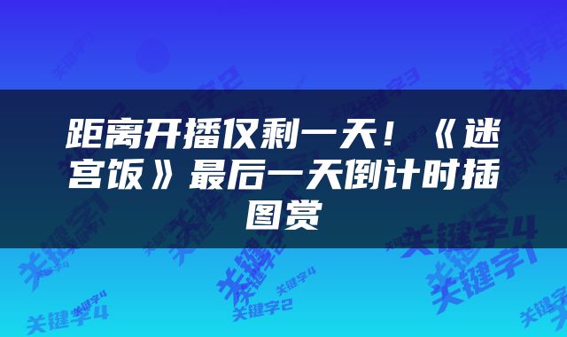距离开播仅剩一天！《迷宫饭》最后一天倒计时插图赏