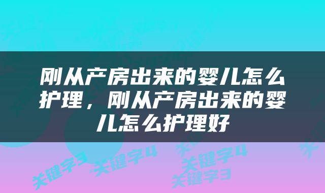 刚从产房出来的婴儿怎么护理，刚从产房出来的婴儿怎么护理好
