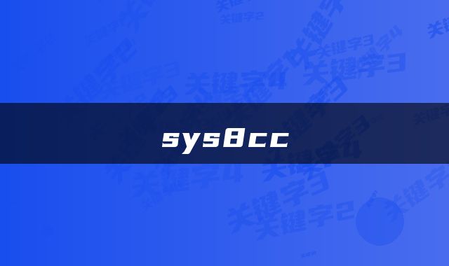 sys8cc