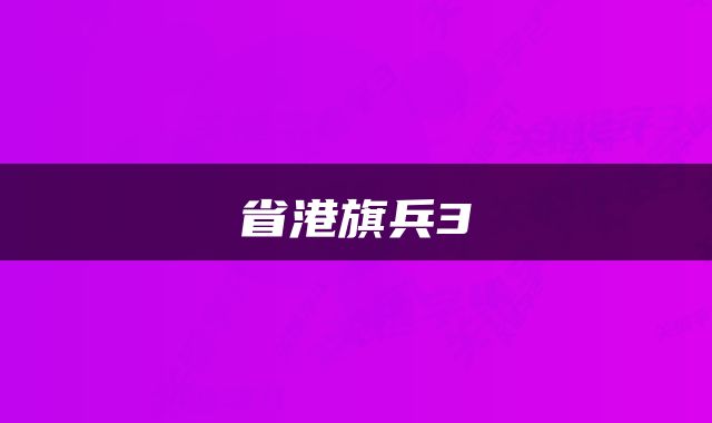 省港旗兵3