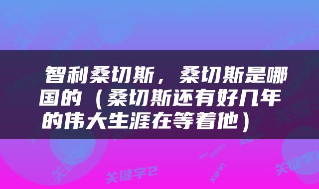  智利桑切斯，桑切斯是哪国的（桑切斯还有好几年的伟大生涯在等着他） 