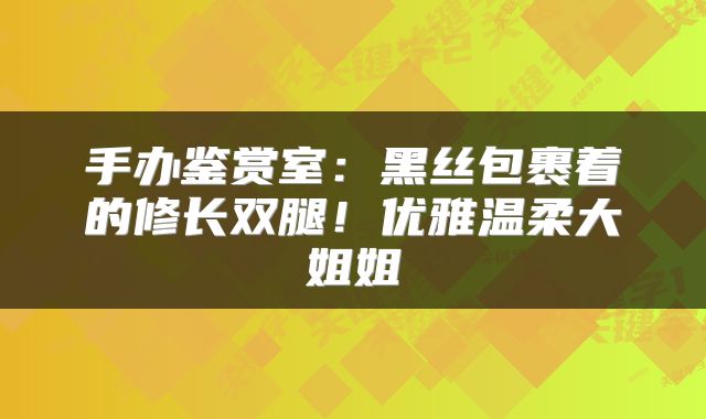 手办鉴赏室：黑丝包裹着的修长双腿！优雅温柔大姐姐